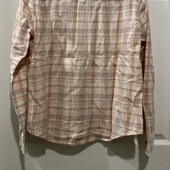 Pact NWT Women's Plaid Flannel Button Down (SM) - Picture 4 of 7